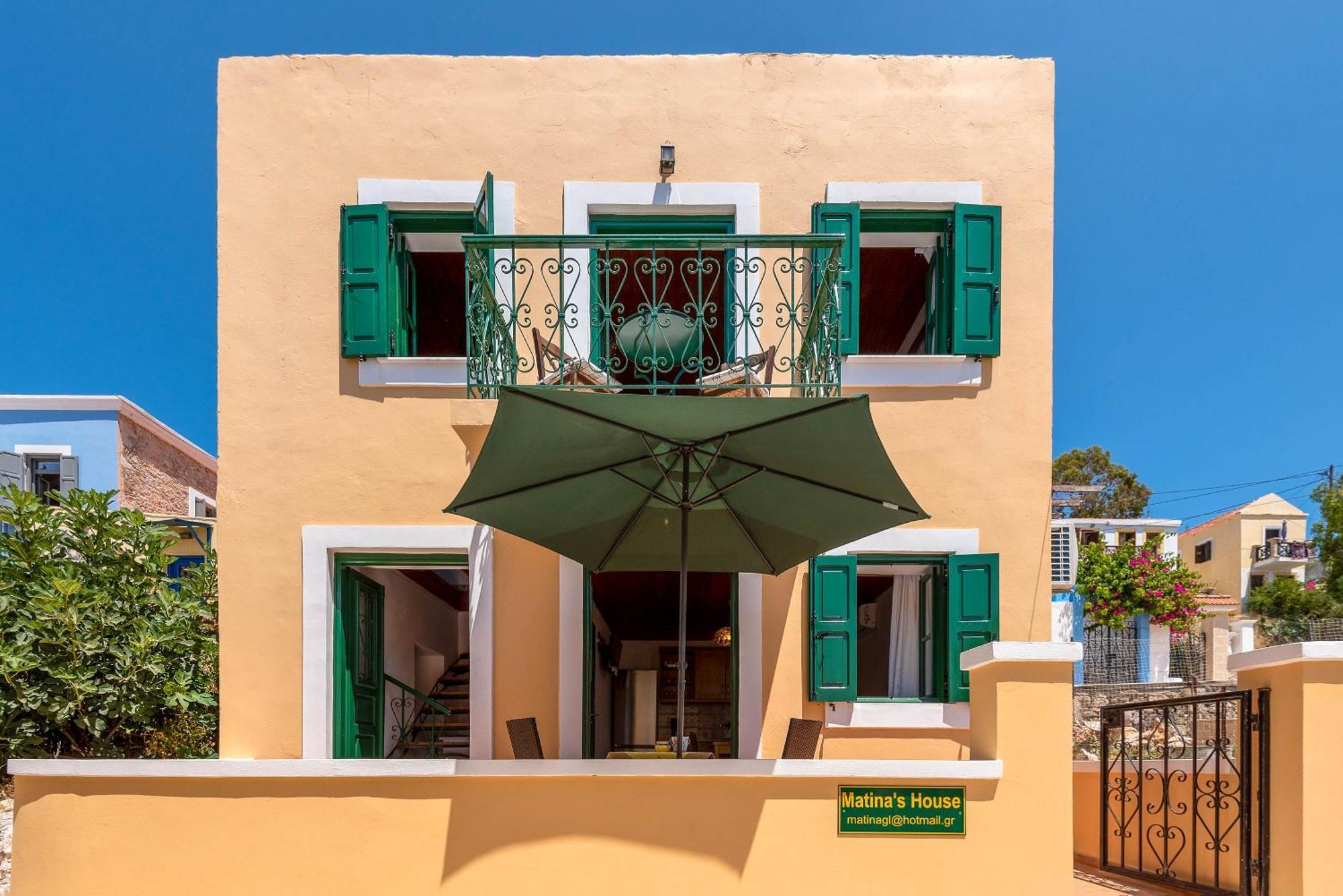 Matinas House Apartment Chalki Town Exterior photo